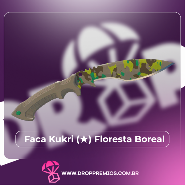 0275 PRÊMIO - Faca Kukri (★) | Floresta Boreal (Testada em Campo)